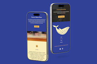 design a responsive elementor landing page