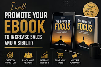 promote your ebook to increase sales and visibility