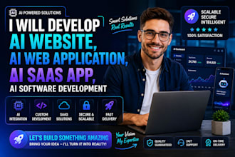 develop ai website, ai web application, ai saas app, ai software development