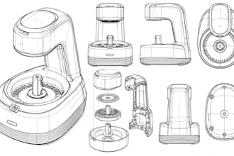create uspto patent drawings for utility and design patent applications
