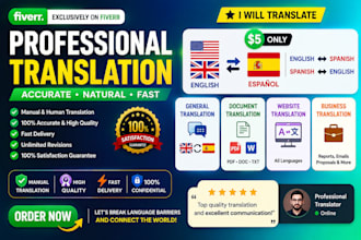 de your professional to spanish