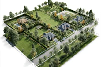 site plan, property map, plat map, landscape design