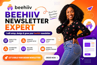 beehiiv newsletter automation beehiiv website and landing page design substack