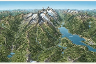 design national park maps, hiking maps, trail maps and tourist maps