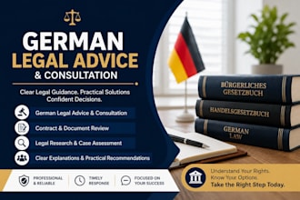 be your lawyer for legal advice, opinion and contract review
