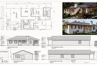 create city permit blueprints for house plans, adu, garage, deck, patio
