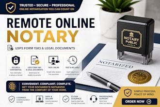 notarize usps form 1583 and legal documents online as a remote notary