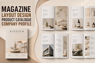 design magazine layout, product catalog, brochure, magazine design, magazine ad