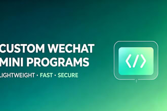 develop a custom wechat mini program for your business