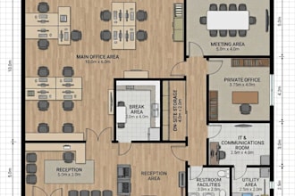 create a professional space plan and furniture layout fast