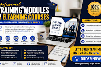 create employee training modules course design and onboarding powerpoint slides
