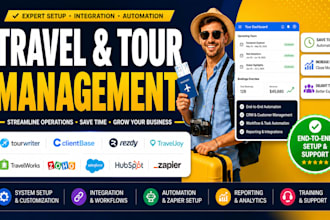 tourwriter clientbase rezdy traveljoy travelworks zapier zoho salesforce hubspot