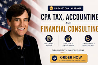 provide professional CPA tax, accounting and financial consulting services