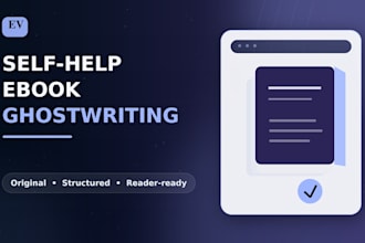 ghostwrite your self help or wellness ebook