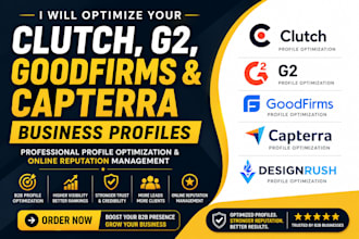 optimize clutch g2 goodfirms and capterra business profiles