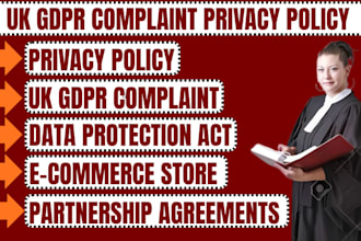 write a UK gdpr compliant privacy policy for your website