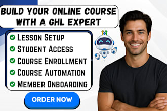 build gohighlevel online course website community platform ghl membership