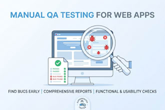 do manual QA testing on your saas or web application