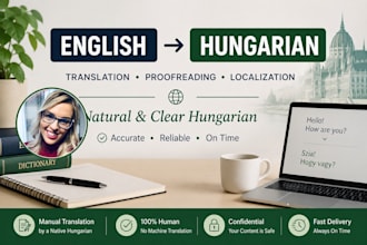 translate and localize english content into hungarian