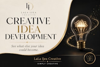 develop your creative idea into a clear original concept