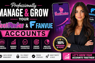 professionally manage and grow your feetfinder and fanvue account