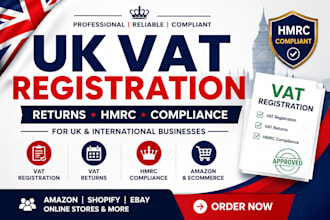 handle UK vat registration, returns and hmrc compliance