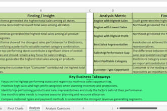 create excel pivot tables and analyze your data