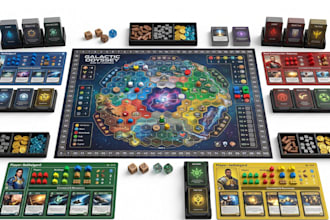 design a creative board game, card game, tabletop game and game mechanics