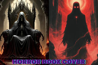 design a professional horror book cover for your novel