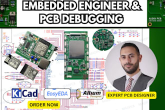 develop firmware,pcb design for stm32 arduino esp32,embedded debugging system