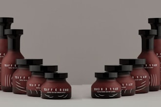 do luxury cosmetic packaging and makeup product skin care label design