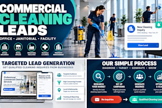 commercial cleaning leads office cleaning janitorial facility cleaning leads