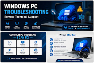 troubleshoot and fix your windows PC problems remotely