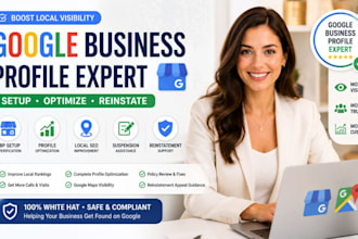 verified google my business profile setup optimization reinstate suspended gmb