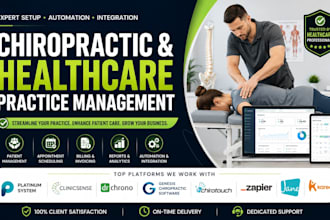 platinum system clinicsense drchrono genesis chiro chirotouch zapier jane kareo