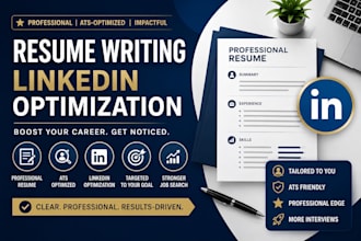 optimize your resume, linkedin and job search