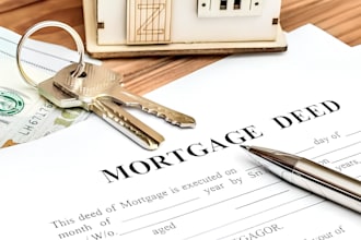 do real estate property title search with all deeds