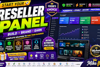 setup reseller panel lion ott, dream4k, strong8k, mega ott,tivione, zen4k, trex