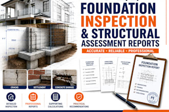 prepare foundation inspection and structural assessment reports