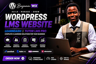 wordpress lms website learndash elearning website wordpress lms tutor lms pro