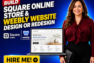 design square online store, weebly website, redesign square and weebly redesign