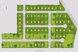 design 2d site plan, plot plan, landscape design and master plan