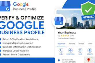verify and set up google business profile optimize gmb rank gmb profile on map