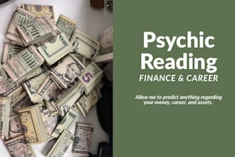 psychically predict your finances through video