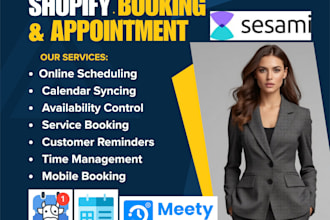 setup shopify appointment booking cowlendar tipo apntly bookthatapp sesami meety