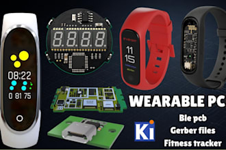 design ble fitness tracker or health wearable pcb low power manufacturing ready