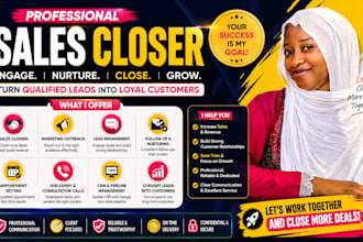 be your sales closer and sales representative for your business