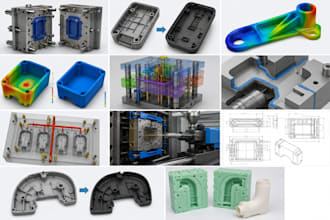 design plastic molds, modify products, and optimize injection molding