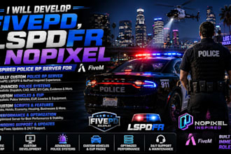setup lspdfr fivepd fivem nopixel inspire police fivem lspdfr fivepd rp servers