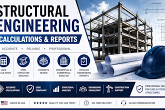 provide structural engineering calculations and structural reports